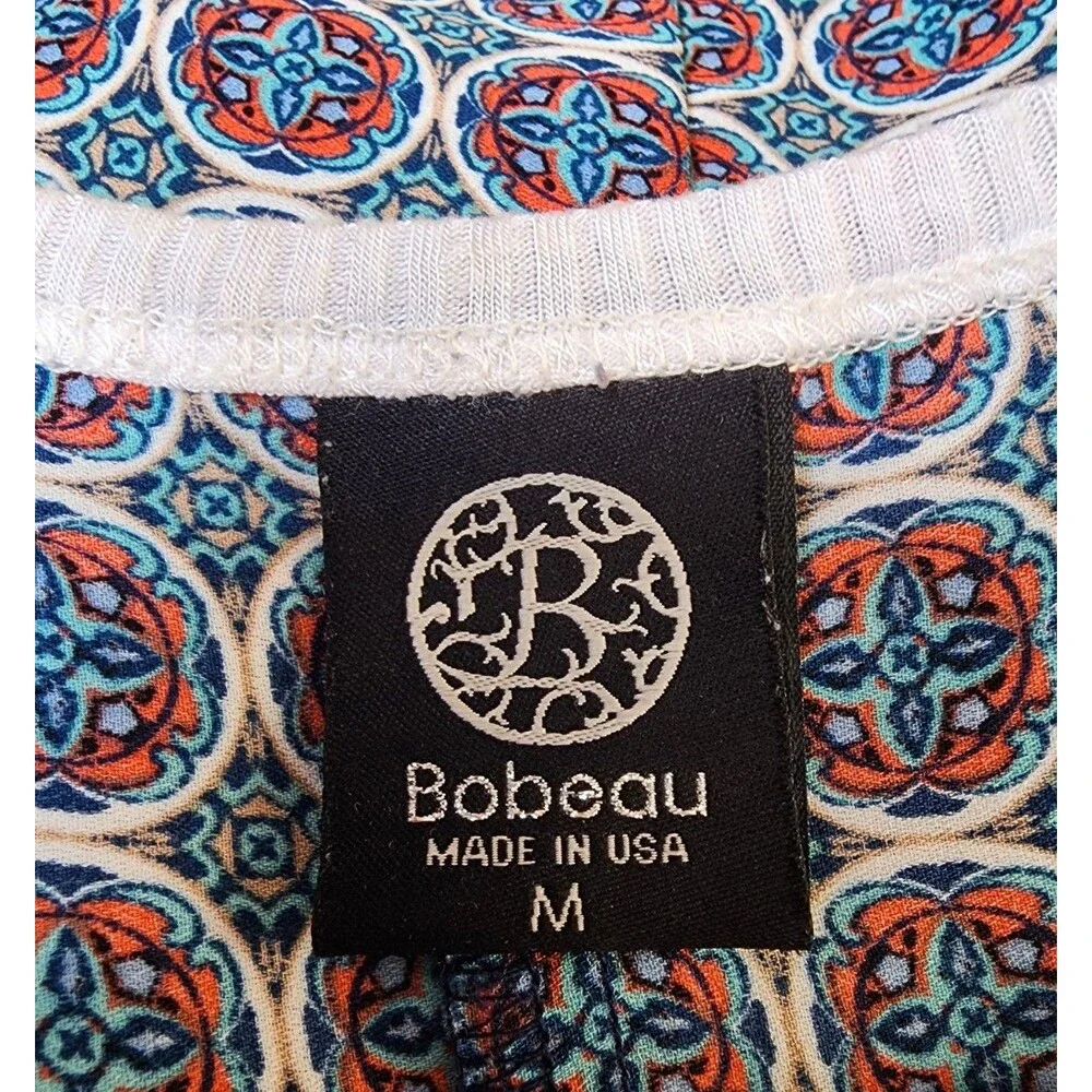 Bobeau Boho Top Size Medium Artsy Oversized - Picture 6 of 8